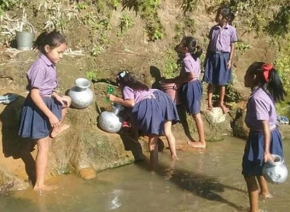 HIRA's Tripura : School students forced to collect water for Mid-Day meals in ADC areas